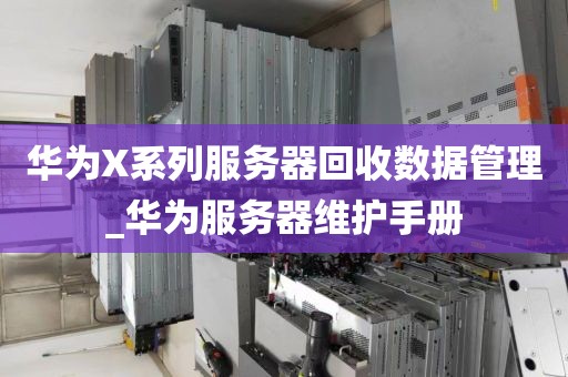 华为X系列服务器回收数据管理_华为服务器维护手册