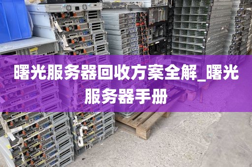 曙光服务器回收方案全解_曙光服务器手册