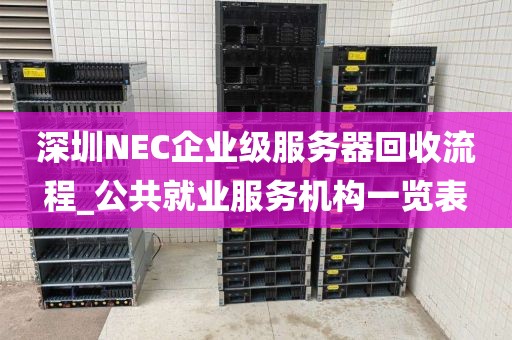 深圳NEC企业级服务器回收流程_公共就业服务机构一览表