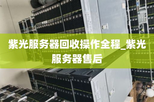 紫光服务器回收操作全程_紫光服务器售后