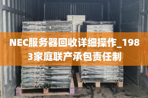 NEC服务器回收详细操作_1983家庭联产承包责任制