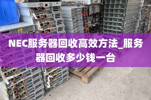 NEC服务器回收高效方法_服务器回收多少钱一台
